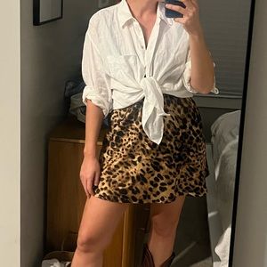 Leopard Print Vintage Slip Dress